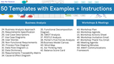 50 PROJECT TEMPLATES | BUSINESS ANALYSIS & PROJECT MANAGEMENT