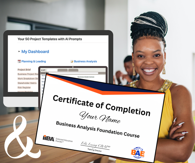 ECBA |  BUSINESS ANALYSIS FOUNDATION COURSE - EARN 21 PD Hours/CDUs
