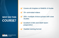 BAE BABOK Core Practitioner Course | Business Analysis Excellence